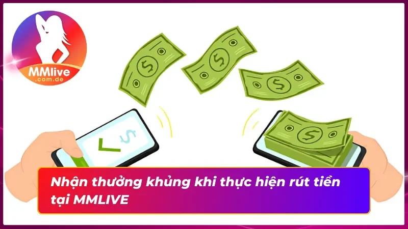 Thực hiện rút tiền để nhận quà liền tay